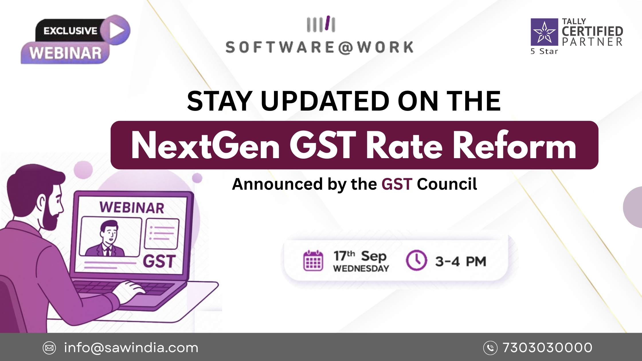 Join Our Webinar – Stay Ahead with NextGen GST Rate Reform 2025